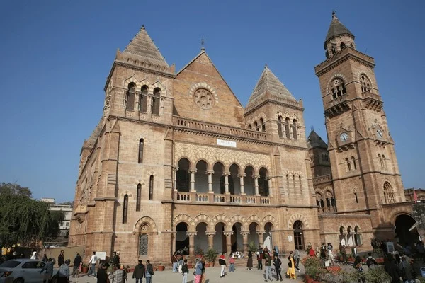Aina Mahal Bhuj — The historic 18th-century Palace of Mirrors showcasing royal Kutchi art